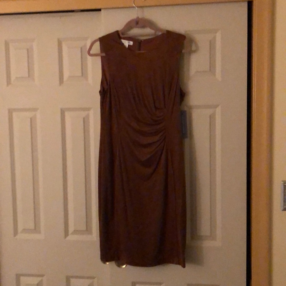 Women's suede dress ,